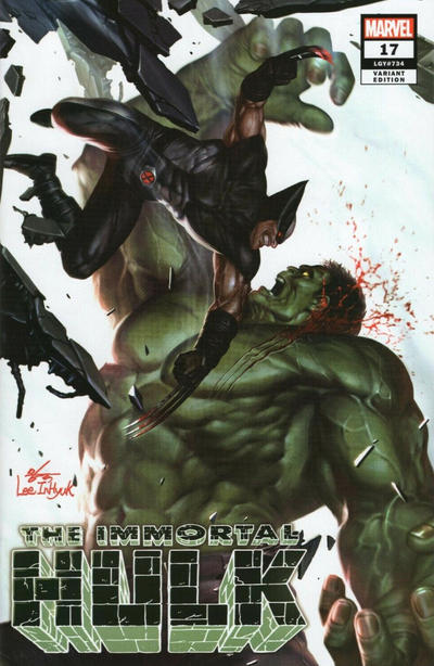 Cover for Immortal Hulk (Marvel, 2018 series) #17 [Elite Comics / Unknown Comics Shared Exclusive - Inhyuk Lee]