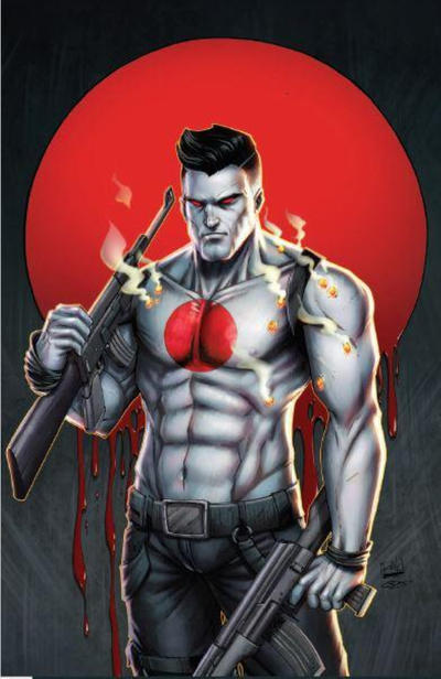 Cover for Bloodshot (Valiant Entertainment, 2019 series) #1 [Comics Elite NYCC 2019 - Virgin Cover- Ryan Kincaid]