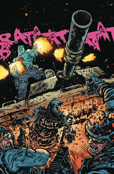 Cover for Bloodshot (Valiant Entertainment, 2019 series) #1 [Metahumans Comics Daniel LACC - Virgin Cover - Warren Johnson]