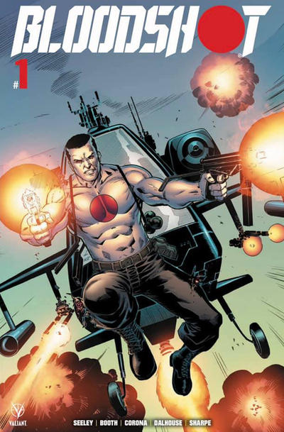 Cover for Bloodshot (Valiant Entertainment, 2019 series) #1 [Shazam Comics and Toys - Joe Gri and Barry Kitson]