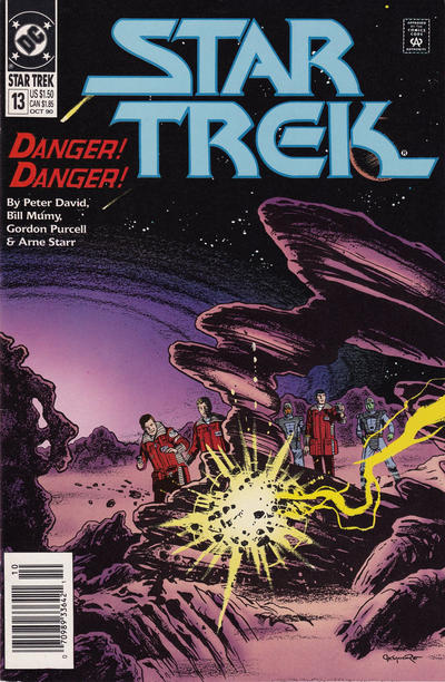 Cover for Star Trek (DC, 1989 series) #13 [Newsstand]