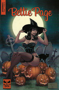 Cover Thumbnail for Bettie Page Halloween Special One Shot (Dynamite Entertainment, 2019 series) [Cover B Reilly Brown]