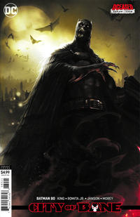 Cover Thumbnail for Batman (DC, 2016 series) #80 [Francesco Mattina DCeased Cardstock Variant Cover]