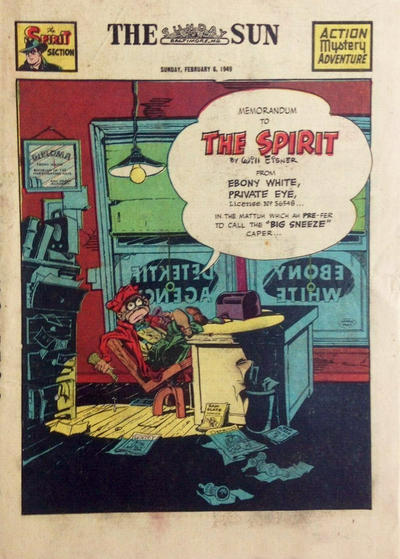 Cover for The Spirit (Register and Tribune Syndicate, 1940 series) #2/6/1949