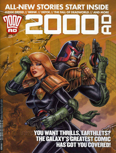 Cover for 2000 AD (Rebellion, 2001 series) #2150
