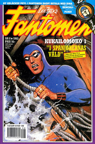 Cover for Fantomen (Semic, 1958 series) #8/1993