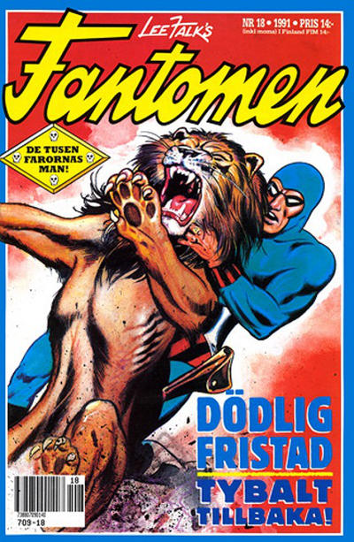 Cover for Fantomen (Semic, 1958 series) #18/1991