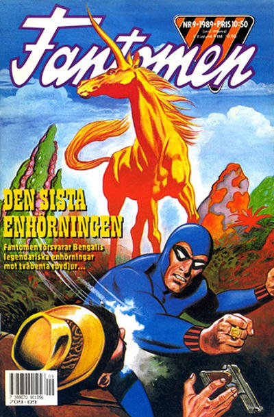 Cover for Fantomen (Semic, 1958 series) #9/1989