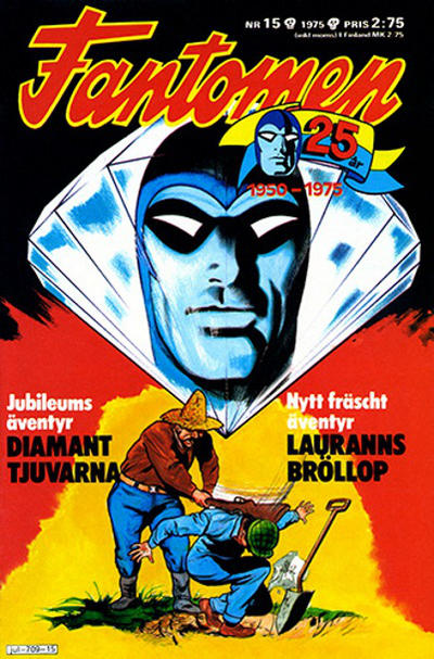 Cover for Fantomen (Semic, 1958 series) #15/1975