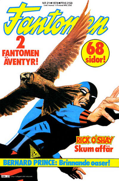 Cover for Fantomen (Semic, 1958 series) #21/1974