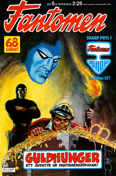 Cover for Fantomen (Semic, 1958 series) #5/1974