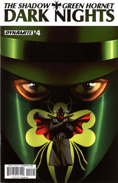 Cover for The Shadow / Green Hornet: Dark Nights (Dynamite Entertainment, 2013 series) #4 [Cover B - John Cassaday]