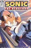 Cover for Sonic the Hedgehog (IDW, 2018 series) #21 [Fourdraine Variant]