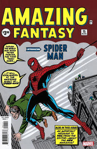 Cover Thumbnail for Amazing Fantasy #15 Facsimile Edition (Marvel, 2019 series) 