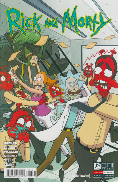 Cover for Rick and Morty (Oni Press, 2015 series) #54 [Cover A]