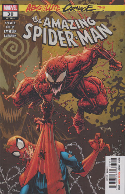 Cover for Amazing Spider-Man (Marvel, 2018 series) #30 (831)