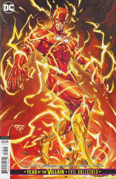 Cover for The Flash (DC, 2016 series) #78 [Paolo Pantalena Variant Cover]