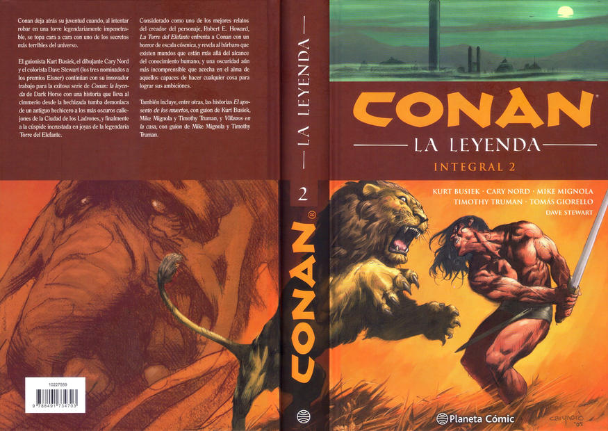 Cover for Conan: La Leyenda Integral (Planeta DeAgostini, 2019 series) #2