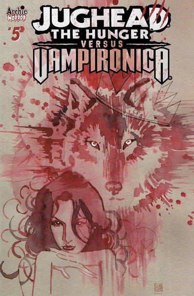 Cover for Jughead the Hunger vs Vampironica (Archie, 2019 series) #5 [Cover B David Mack]