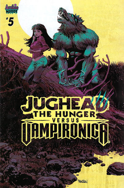 Cover for Jughead the Hunger vs Vampironica (Archie, 2019 series) #5 [Cover C Dan Panosian]