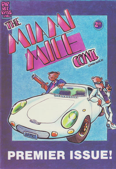 Cover for Miami Mice (Rip Off Press, 1986 series) #1 [Second Printing]