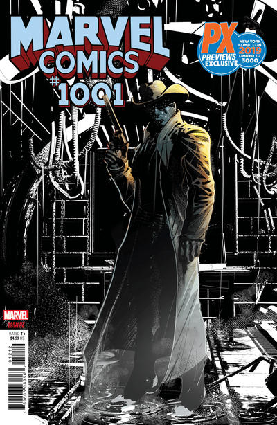 Cover for Marvel Comics (Marvel, 2019 series) #1001 [NYCC Previews Exclusive Spoiler Variant Cover]
