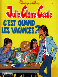 Cover Thumbnail for Julie, Claire, Cécile (Le Lombard, 1986 series) #6