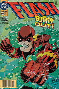 Cover for Flash (DC, 1987 series) #90 [Newsstand]
