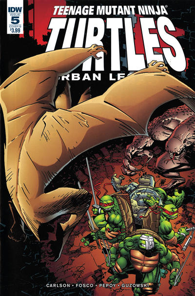 Cover for Teenage Mutant Ninja Turtles: Urban Legends (IDW, 2018 series) #5 [Cover B]