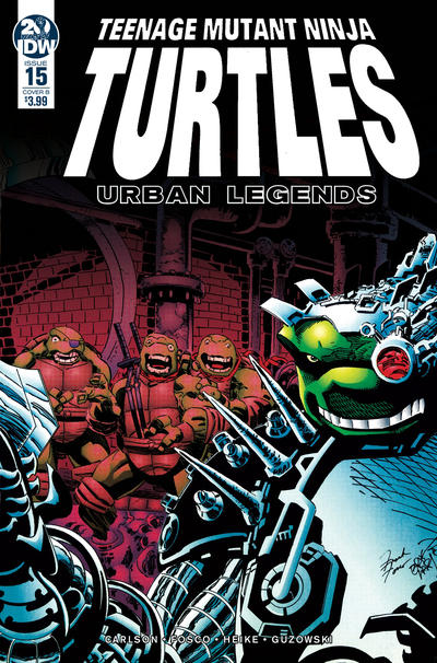 Cover for Teenage Mutant Ninja Turtles: Urban Legends (IDW, 2018 series) #15 [Cover B - Frank Fosco and Erik Larsen]