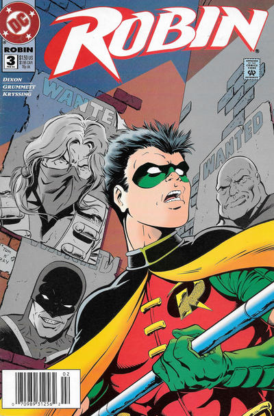 Cover for Robin (DC, 1993 series) #3 [Newsstand]