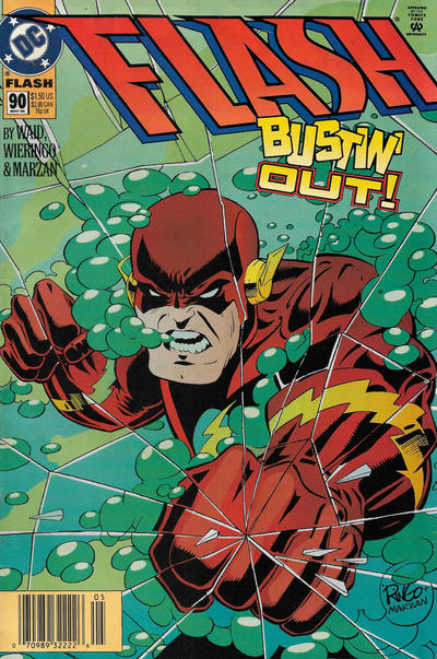 Cover for Flash (DC, 1987 series) #90 [Newsstand]