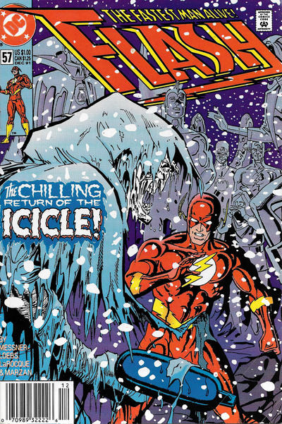 Cover for Flash (DC, 1987 series) #57 [Newsstand]