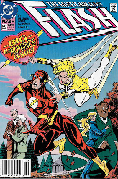 Cover for Flash (DC, 1987 series) #59 [Newsstand]