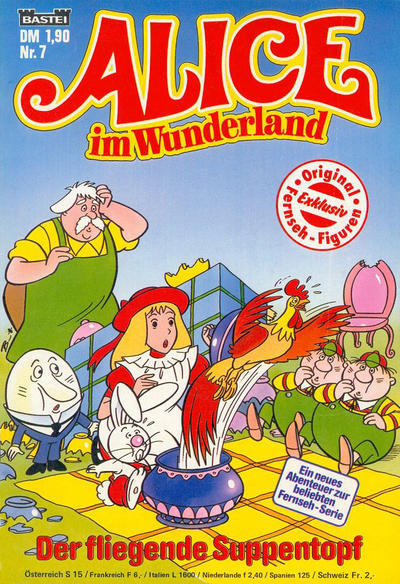 Cover for Alice im Wunderland (Bastei Verlag, 1984 series) #7