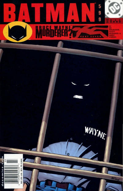 Cover for Batman (DC, 1940 series) #599 [Newsstand]