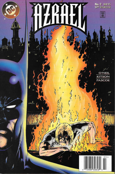 Cover for Azrael (DC, 1995 series) #2 [Newsstand]