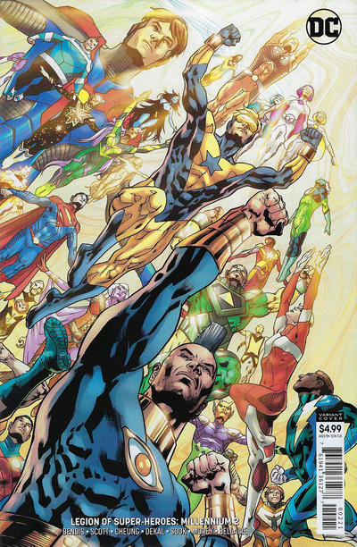 Cover for Legion of Super-Heroes: Millennium (DC, 2019 series) #2 [Bryan Hitch Cover]