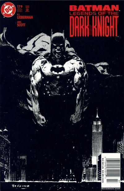 Cover for Batman: Legends of the Dark Knight (DC, 1992 series) #179 [Newsstand]