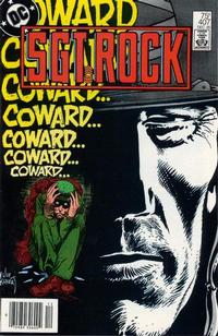Cover Thumbnail for Sgt. Rock (DC, 1977 series) #407 [Newsstand]