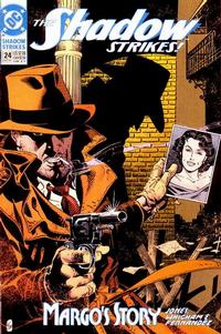 Cover for The Shadow Strikes (DC, 1989 series) #24