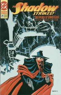 Cover Thumbnail for The Shadow Strikes (DC, 1989 series) #25