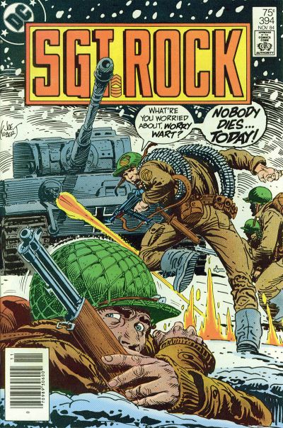 Cover for Sgt. Rock (DC, 1977 series) #394 [Newsstand]