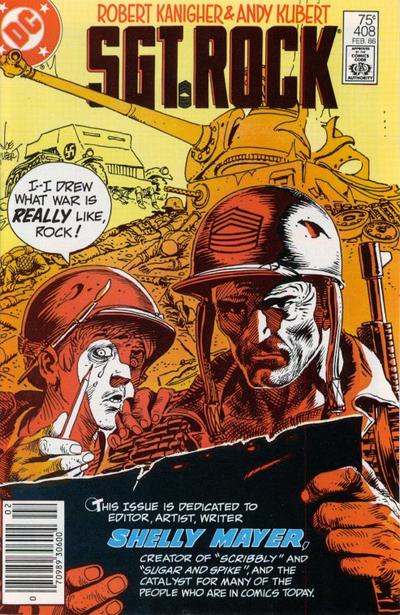 Cover for Sgt. Rock (DC, 1977 series) #408 [Newsstand]