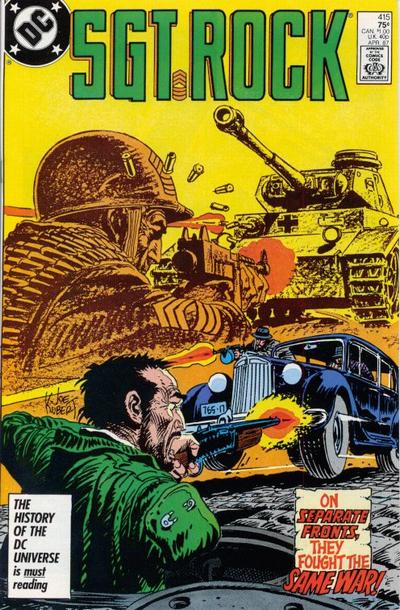 Cover for Sgt. Rock (DC, 1977 series) #415 [Direct]
