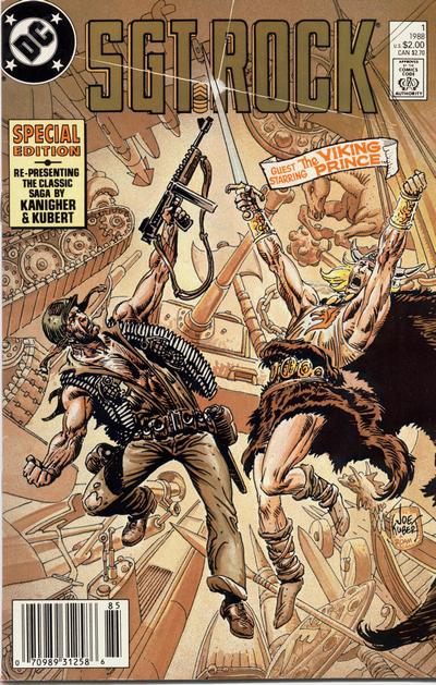 Cover for Sgt. Rock Special (DC, 1988 series) #1 [Newsstand]