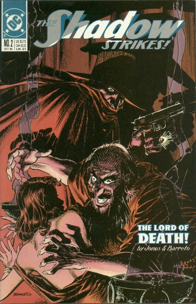 Cover for The Shadow Strikes (DC, 1989 series) #2