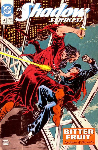 Cover for The Shadow Strikes (DC, 1989 series) #4