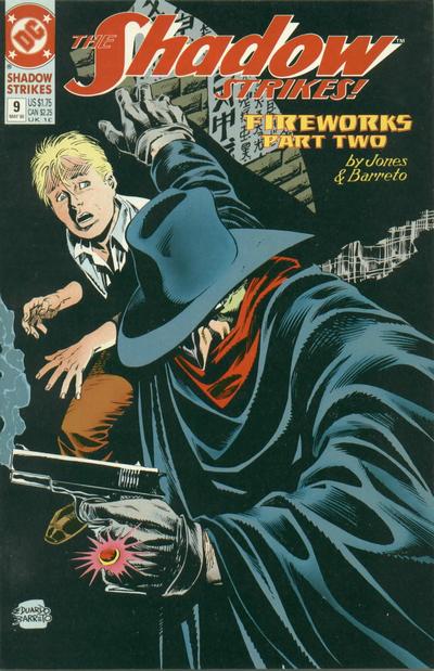 Cover for The Shadow Strikes (DC, 1989 series) #9