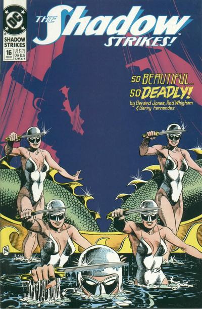 Cover for The Shadow Strikes (DC, 1989 series) #16